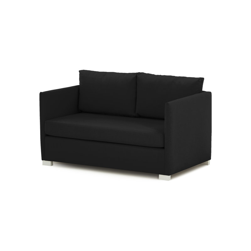 Hollander 2 Seater Sofa Bed, Black