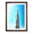 Point of the Burj Khalifa in Dubai in Abstract - Picture Frame Graphic Art Print-55767075-55767074