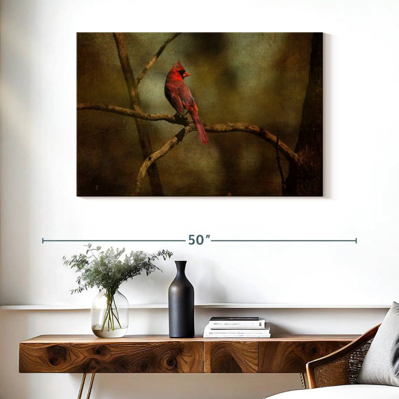 Cardinal Brampt sur une branche