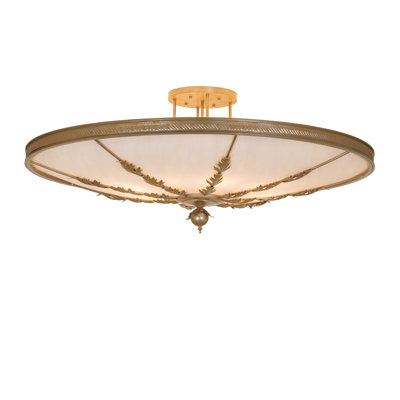 60" Wide Hoja Semi-Flushmount