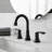 Bathroom Sink Faucet with 360°Swivel Spout and 2 Handles-120650258
