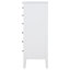 Commode blanche à 8 tiroirs Talia