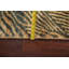 Tapis oriental contemporain intérieur / extérieur abstrait noué à la main 6 x 8