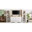 Armoire de rangement, meuble télé avec bibliothèque, buffet polyvalent rustique avec tablettes réglables pour le salon-395719403
