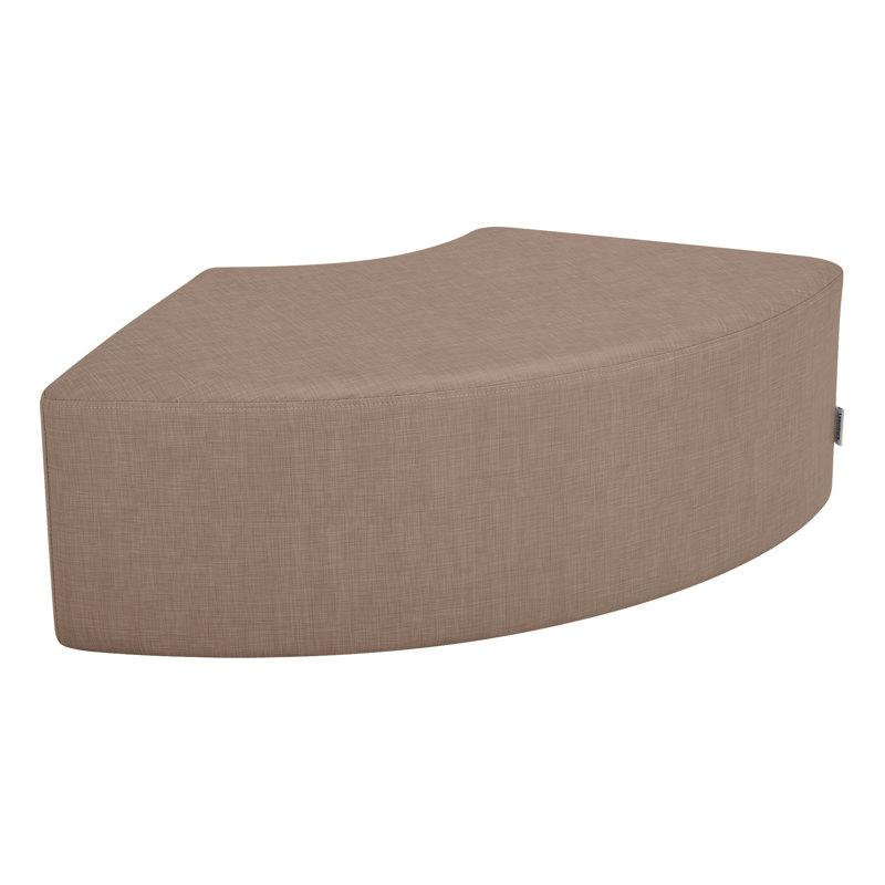 Learniture Structured Quarter Round  Stool -Flexible Modular Collaborative Soft Seating For Office, Home, Lounge And School Classrooms With Durable Frame 1018NLG