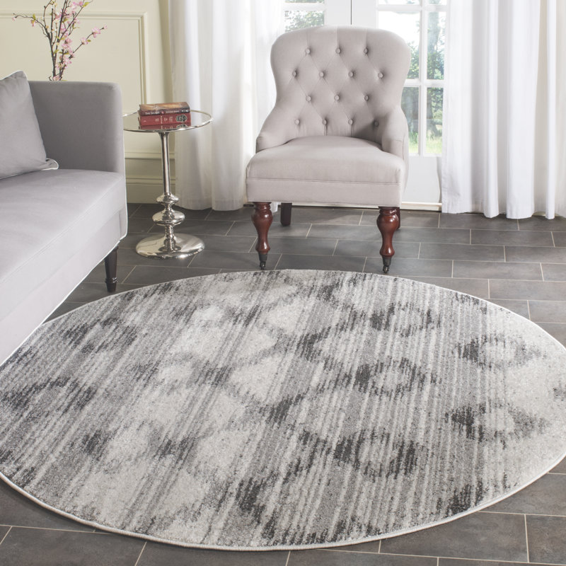 Muniz Performance Geometric Rug, Round 4'