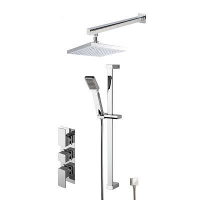 Thermostatic Shower with Dual Shower Head