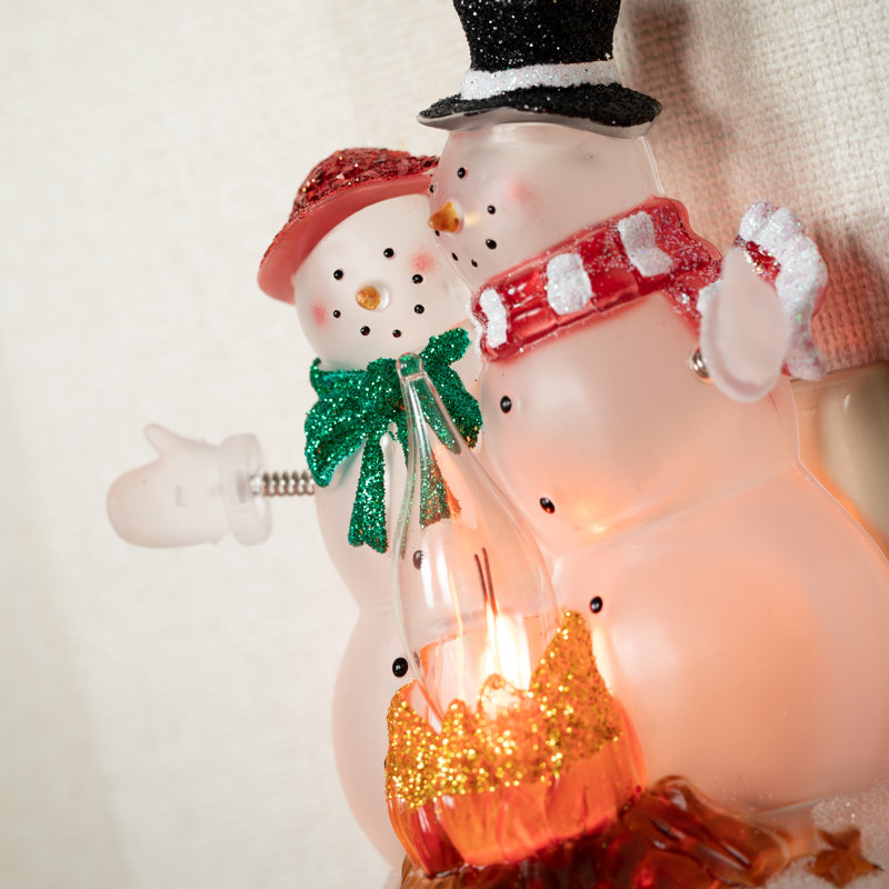 Veilleuse bonhomme de neige