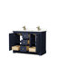Meuble-lavabo double autoportant 48 po avec plateau Avery-98210844-98210848-98210849
