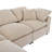 Oversized Modular Sectional Sofa With Ottoman