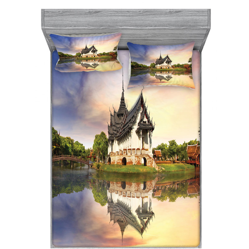 Microfiber Sheet Set, Full Sheet Set with Fitted Sheet