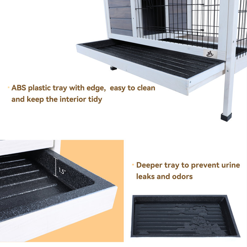Cages pour animaux domestiques, clapier en bois