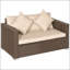 Wicker Loveseat,Outdoor Patio Furniture Couch