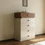 Commode d'appoint moderne de style crème