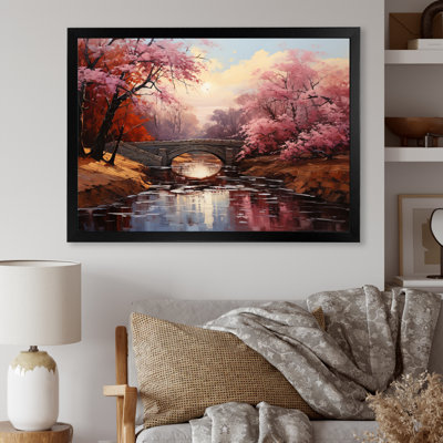 Asian Art Cherry Blossom Bidge " Asian Art Cherry Blossom Bidge "
