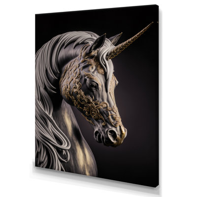 Glamourous Unicorn I - reproduction sur toile