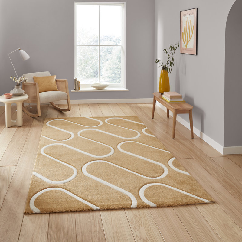 Catherine Lansfield Geometric Shapes Area Rug, Rectangle 120 x 170 cm