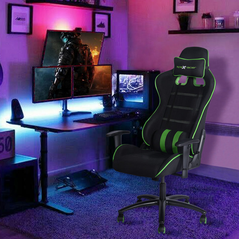 Fit@home Adjustable Reclining Ergonomic Swiveling PC & Racing Game Chair