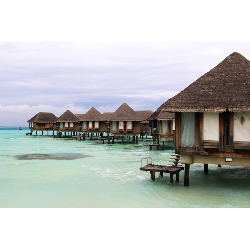 Maldives - reproduction sur toile tendue, H 12 po x l 18 po x P 1 po