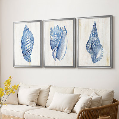 Shell I - Toile tendue avec châssis sur mesure - 3 pièces
