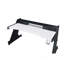 Black and White 2-Drawer Gaming Desk