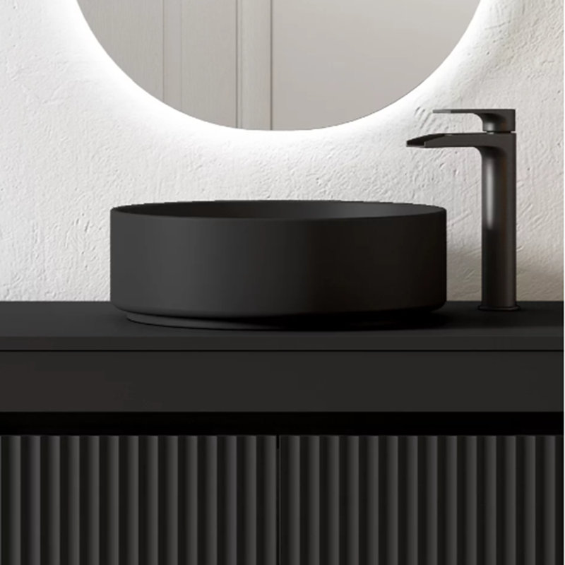 Ensemble de meuble-lavabo simple 40 po Cordoba, Noir, Noir