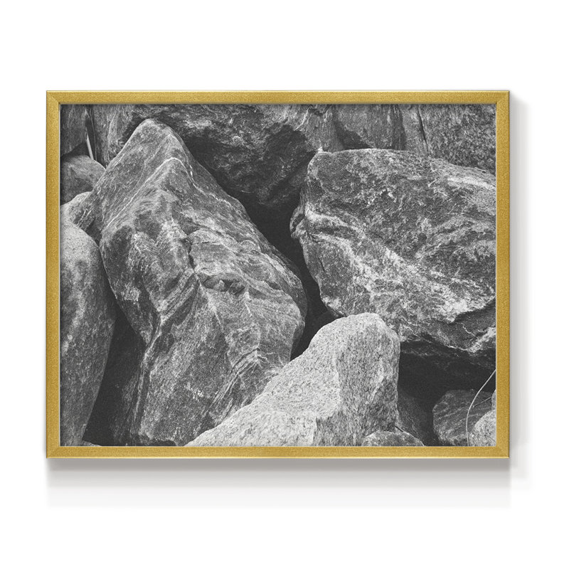Found Textures VII - Reproduction encadrée - Restickable, H 11 po x l 14 po