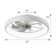 20'' Dianeshia Flush Mount Dimmable Ceiling Fan with LED Lights