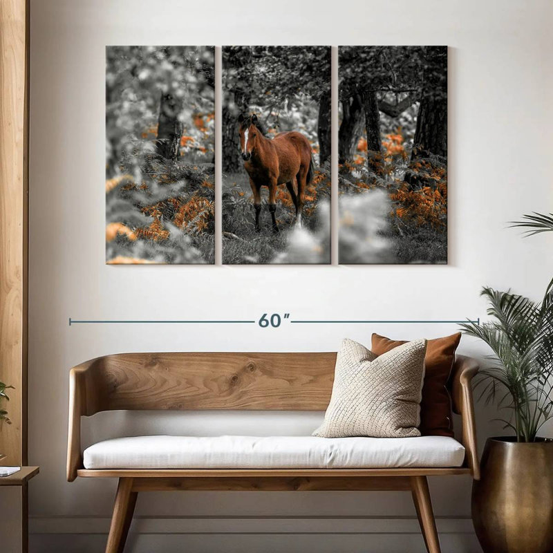 Horse Trails I, 32" H x 50" W