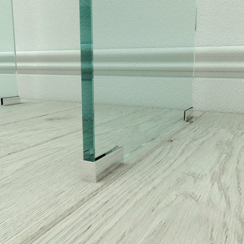 Linsday Glass Coffee Table for Living Room, Clear