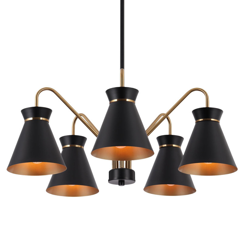 Lustre classique à 5 lumières Latieka