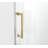 56.29" - 60" W x 60" H Single Sliding Frameless Tub Door-85752687