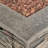 STONE SQUARE MGO FIRE PIT W/ TOP- 40,000 BTU-380273603-380273606