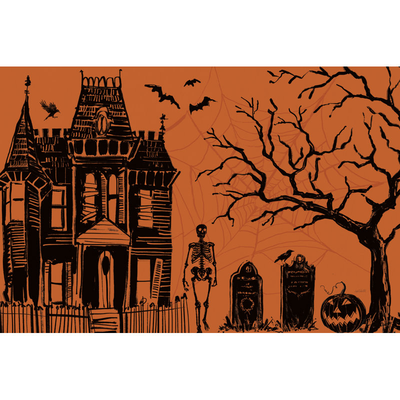 «Haunted I» par Anne Tavoletti - reproduction imprimée, H 8 po x l 12 po, Non, Toile tendue