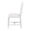 Chaise de salle à manger bali & pari Boone au design chinois, blanc-1044971010