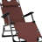 Patio Tanning Lounge Chair Sun, 21 Folding With Pillow & Pocket. For Beach, Lawn, Deck, Pool. Brown. Metal Construction, 330 Lbs Load Capacity Sun Pocket, Folding, Adjustable For Pool, Outdoor, Brown