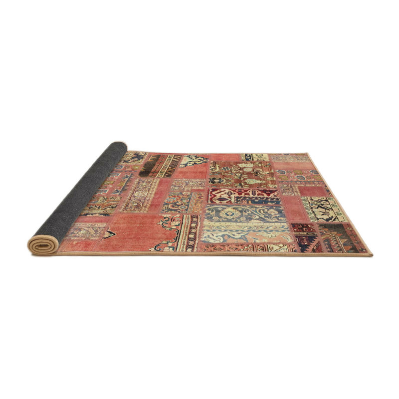 Tapis abstrait de style moderne de 1960, Rond 8 pi