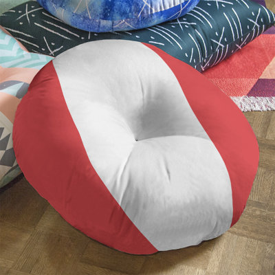 Striped Reversible Throw Pillow