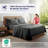 100% Organic Viscose From Bamboo Sheets Set, 300 Thread Count, 4-pc Set, Luxury Cooling Sheets, Deep Pockets - Gift-Ready Packaging, Full Size (Charcoal Grey)-111656339-111656343