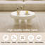 80CM Round Cream White Coffee Table