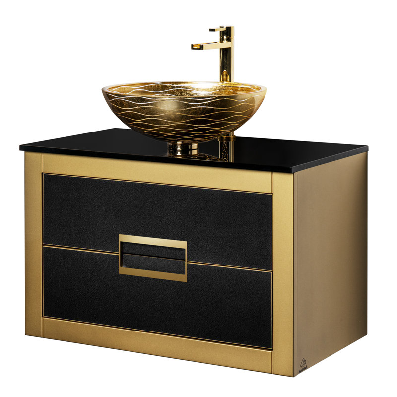 Nova 32'' W Single Vanity, Gold