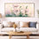 Art mural sur toile Light Spring Wildflowers Garden III - prairie rose