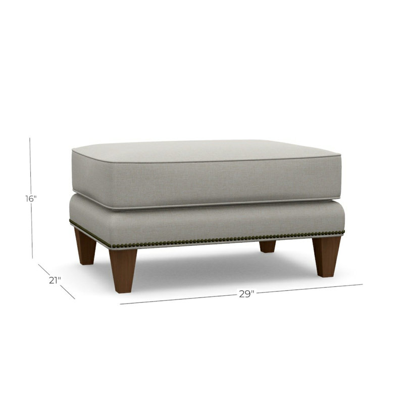 Gaylord Ottoman, Walnut, Keegan 225729