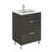 Elegance 23.6'' Single Bathroom Vanity with Ceramic Top-46357551