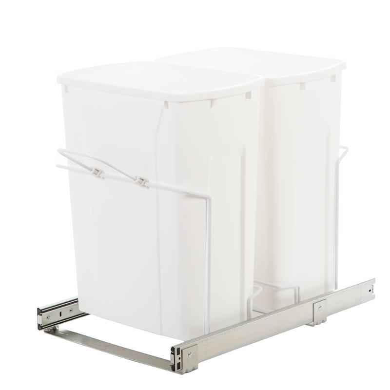 Poubelle à comptoir en plastique 8,75 gallons