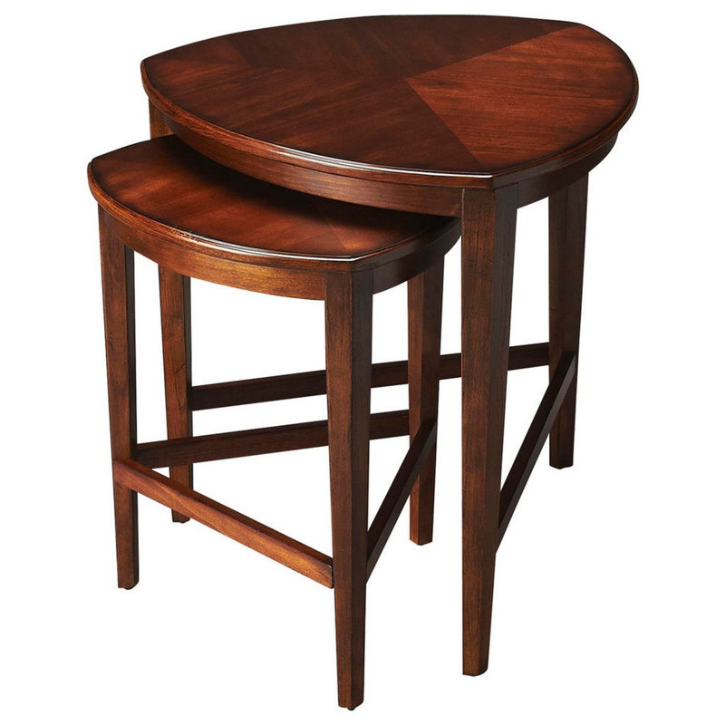 Tables gigognes Athaniel, Cerise antique