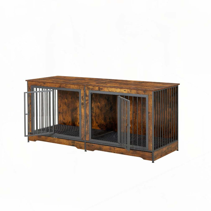 Meuble télé avec cage pour chien