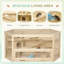 Cage à hamster en bois pour petits animaux PawHut-115296873