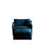 Fauteuil en chenille avec repose-pieds - Housse de bureau en bois massif Relax