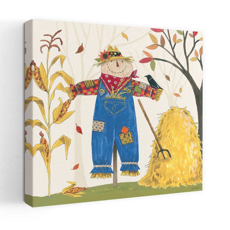 Art abstrait d'automne contemporain sur bois, H 18 po x l 18 po
